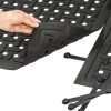 Morland Service Anti bacterial rubber industrial doormat showing how to connect two mats together