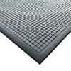 Close up of the corner of Morland Comfort Structure Industrial Rubber Anti-fatigue mat