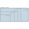 Size Chart showing relative available sizes of door mats